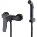 Гигиенический душ со смесителем Lemark Bronx LM3718BL Черный Гигиенический душ со смесителем Lemark Bronx LM3718BL Черный