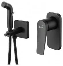 Гигиенический душ со смесителем Lemark Bronx LM3719BL Черный
