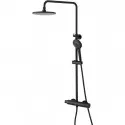 Душевая система Lemark Bronx LM3770BL с термостатом Черная Душевая система Lemark Bronx LM3770BL с термостатом Черная