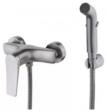 Гигиенический душ со смесителем Lemark Bronx LM3718GM Графит