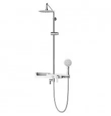 Душевая система Lemark Tropic LM7007C Хром Белый