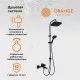 Купить Душевая система Orange M04-944b Черная в магазине сантехники Santeh-Crystal.ru