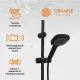 Заказать Душевая система Orange Karl M05-934b Черная в магазине сантехники Santeh-Crystal.ru