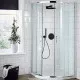 Купить Верхний душ Paini 50PZ759TT25 Черный матовый в магазине сантехники Santeh-Crystal.ru