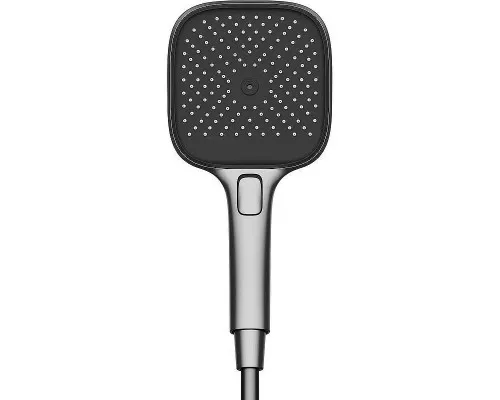 Ручной душ Sancos Nok square SC6002GG Вороненая сталь Черный матовый