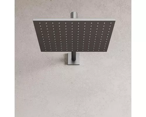 Душевая система Sancos Linn SC9022GG с термостатом Вороненая сталь