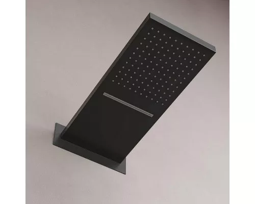 Душевая система Sancos Linn SC9023MB с термостатом Черная матовая