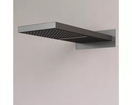 Душевая система Sancos Linn SC9023GG с термостатом Вороненая сталь