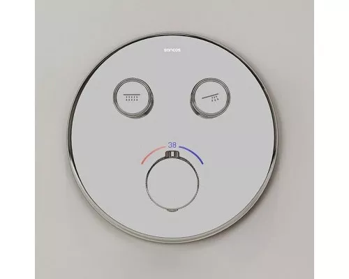 Душевая система Sancos Space SC3006CH с термостатом Хром