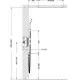 Приобрести Душевая система Timo Petruma SX-5029/17SM с термостатом Золото матовое в магазине сантехники Santeh-Crystal.ru