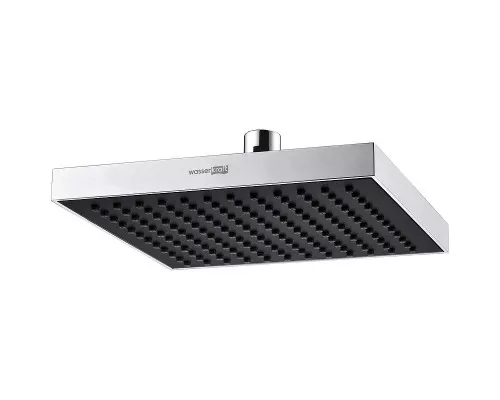 Купить Верхний душ WasserKRAFT A028 Хром Черный в магазине сантехники Santeh-Crystal.ru