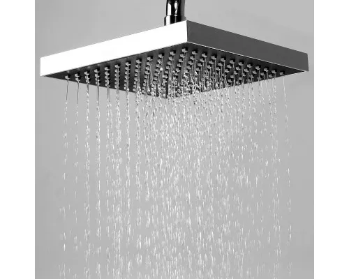 Купить Верхний душ WasserKRAFT A028 Хром Черный в магазине сантехники Santeh-Crystal.ru