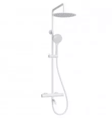Душевая система WasserKRAFT A188.257.155.WM Thermo с термостатом Белая матовая