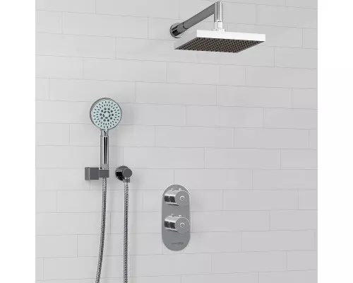 Заказать Душевая система WasserKRAFT Berkel A16028 Thermo с термостатом Хром в магазине сантехники Santeh-Crystal.ru