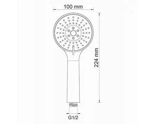 Купить Душевая система WasserKRAFT Dill A16629 Хром в магазине сантехники Santeh-Crystal.ru