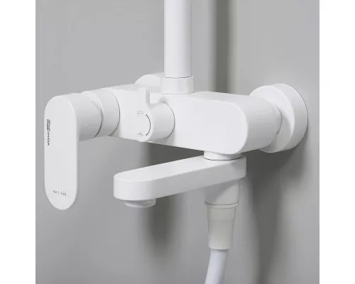 Приобрести Душевая система WasserKRAFT Mindel A18501 Белая матовая в магазине сантехники Santeh-Crystal.ru