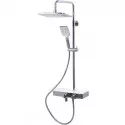 Душевая система WasserKRAFT Thermo A11301 с термостатом Хром Белая