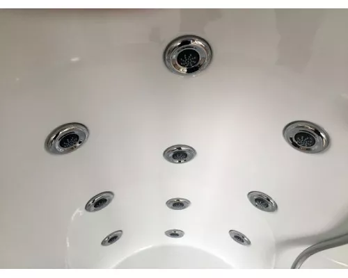 Приобрести Душевой бокс Royal Bath ALP 170x100 RB170ALP-T-CH-L с гидромассажем стекло прозрачное задняя стенка Белая в магазине сантехники Santeh-Crystal.ru