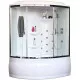Купить Душевой бокс Royal Bath ALP 150x100 RB150ALP-T-CH-R с гидромассажем стекло прозрачное задние стенки Белые в магазине сантехники Santeh-Crystal.ru