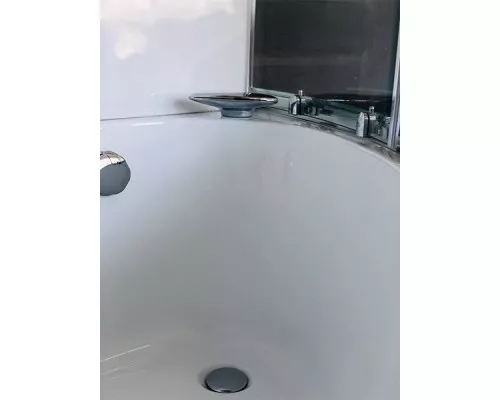 Купить Душевой бокс Royal Bath ALP 150x100 RB150ALP-T-CH-R с гидромассажем стекло прозрачное задние стенки Белые в магазине сантехники Santeh-Crystal.ru
