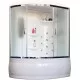 Приобрести Душевой бокс Royal Bath ALP 170х100 RB170ALP-C-CH-R с гидромассажем стекло матовое задняя стенка Белая в магазине сантехники Santeh-Crystal.ru