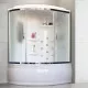 Приобрести Душевой бокс Royal Bath ALP 170х100 RB170ALP-C-CH-R с гидромассажем стекло матовое задняя стенка Белая в магазине сантехники Santeh-Crystal.ru