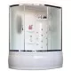 Заказать Душевой бокс Royal Bath ALP 150х100 RB150ALP-C-CH-R с гидромассажем стекло матовое задняя стенка Белая в магазине сантехники Santeh-Crystal.ru