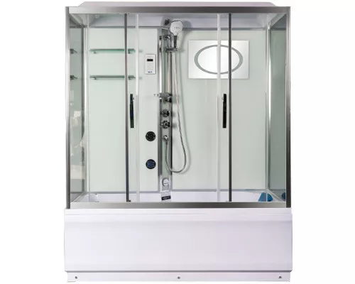 Приобрести Душевой бокс WeltWasser WW500 Emmer 150/85/55 150х85 10000003925 с гидромассажем в магазине сантехники Santeh-Crystal.ru