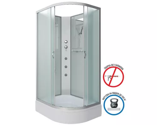 Купить Душевая кабина Niagara Classic 120х90 L NG-33294-14LBKG с гидромассажем в магазине сантехники Santeh-Crystal.ru