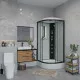 Приобрести Душевая кабина Niagara Classic 80х80 NG-6703-14F с гидромассажем в магазине сантехники Santeh-Crystal.ru