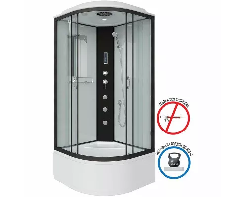 Купить Душевая кабина Niagara Classic 80х80 NG-6707-14F с гидромассажем в магазине сантехники Santeh-Crystal.ru