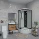 Купить Душевая кабина Niagara Classic 80х80 NG-6707-14F с гидромассажем в магазине сантехники Santeh-Crystal.ru