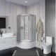 Заказать Душевая кабина Niagara Classic 100x100 NG-2309-14BKG с гидромассажем в магазине сантехники Santeh-Crystal.ru