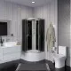 Приобрести Душевая кабина Niagara Classic 90x90 NG-2508-14BKT без гидромассажа в магазине сантехники Santeh-Crystal.ru