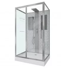 Душевая кабина Niagara Lux NG-7711WBK 120x90 без гидромассажа