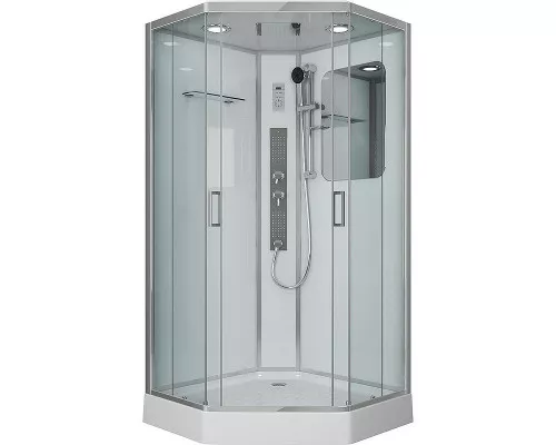 Приобрести Душевая кабина Niagara Premium 90x90 NG-6001-01GD с гидромассажем в магазине сантехники Santeh-Crystal.ru