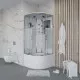 Заказать Душевая кабина Niagara Ultra 90x90 NG-308-01 с гидромассажем в магазине сантехники Santeh-Crystal.ru