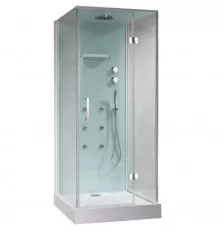 Душевая кабина Orans 90x100 86120s0 с баней профиль Белый задние стенки Белые