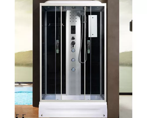 Купить Душевая кабина River Sena 120x80 ТН 10000001451 с поддоном в магазине сантехники Santeh-Crystal.ru