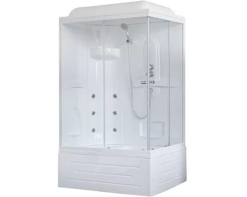 Приобрести Душевая кабина Royal Bath BP 100х80 RB8100BP2-T-L с гидромассажем в магазине сантехники Santeh-Crystal.ru