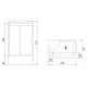 Купить Душевая кабина Royal Bath 100x80 RB8100BP5-WT-CH-L без гидромассажа в магазине сантехники Santeh-Crystal.ru