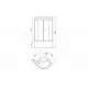 Заказать Душевая кабина Royal Bath CK 90x90 RB90CK5-WT-CH без гидромассажа в магазине сантехники Santeh-Crystal.ru