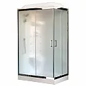 Душевая кабина Royal Bath HP 120х80 RB8120HP7-WC-CH-L с гидромассажем стекло матовое задняя стенка Белая