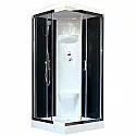 Душевая кабина Royal Bath HP 90х90 RB90HP6-BT-CH стекло прозрачное задняя стенка Черная
