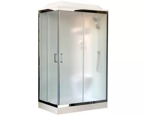 Купить Душевая кабина Royal Bath HP 120х80 RB8120HP6-WC-CH-R стекло матовое задняя стенка Белая в магазине сантехники Santeh-Crystal.ru