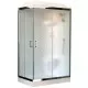 Купить Душевая кабина Royal Bath HP 120х80 RB8120HP6-WC-CH-R стекло матовое задняя стенка Белая в магазине сантехники Santeh-Crystal.ru