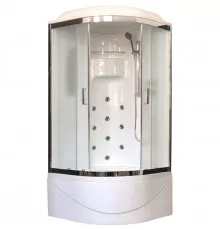 Душевая кабина Royal Bath NRW 100x100 RB100NRW-C-CH-P с паром с гидромассажем