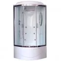 Душевая кабина Royal Bath ВК 90x90 RB90BK2-T-CH с гидромассажем стекло прозрачное задняя стенка Белая Душевая кабина Royal Bath ВК 90x90 RB90BK2-T-CH с гидромассажем стекло прозрачное задняя стенка Белая