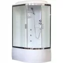 Душевая кабина Royal Bath ВК 120x80 RB8120BK2-M-CH-L с гидромассажем стекло матовое задние стенки Белые Душевая кабина Royal Bath ВК 120x80 RB8120BK2-M-CH-L с гидромассажем стекло матовое задние стенки Белые