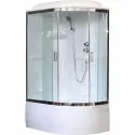 Душевая кабина Royal Bath ВК 120x80 RB8120BK1-T-CH-L стекло прозрачное задние стенки Белые Душевая кабина Royal Bath ВК 120x80 RB8120BK1-T-CH-L стекло прозрачное задние стенки Белые